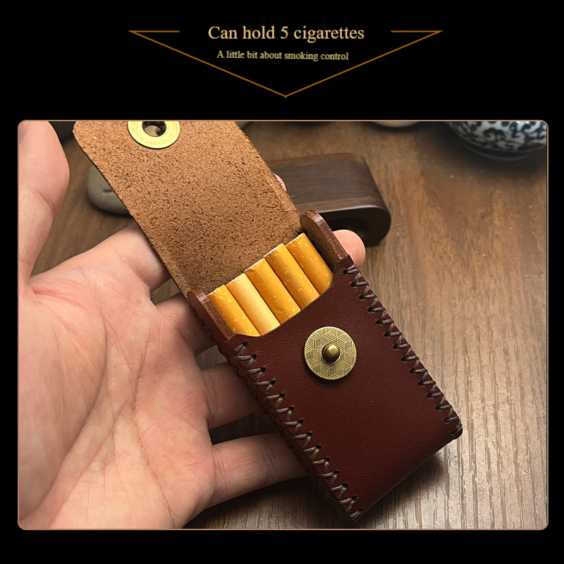 Lighter Insert Zippo - New Leather Smoking Cigarettes Cases for