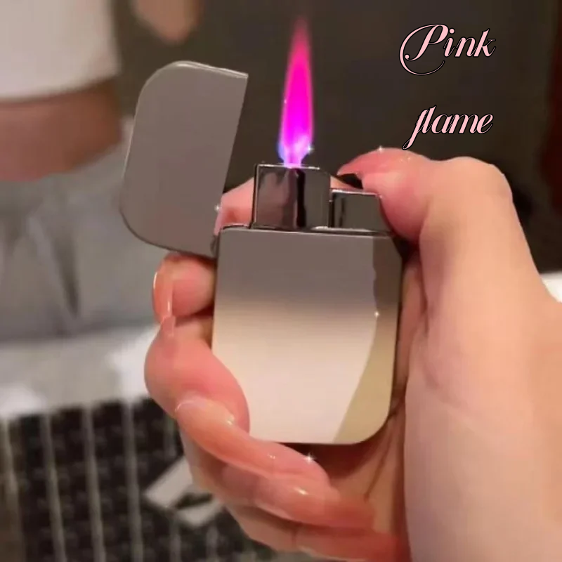 Lighter Insert Zippo - Gradient Pink Flame Inflatable Outdoor Windproof