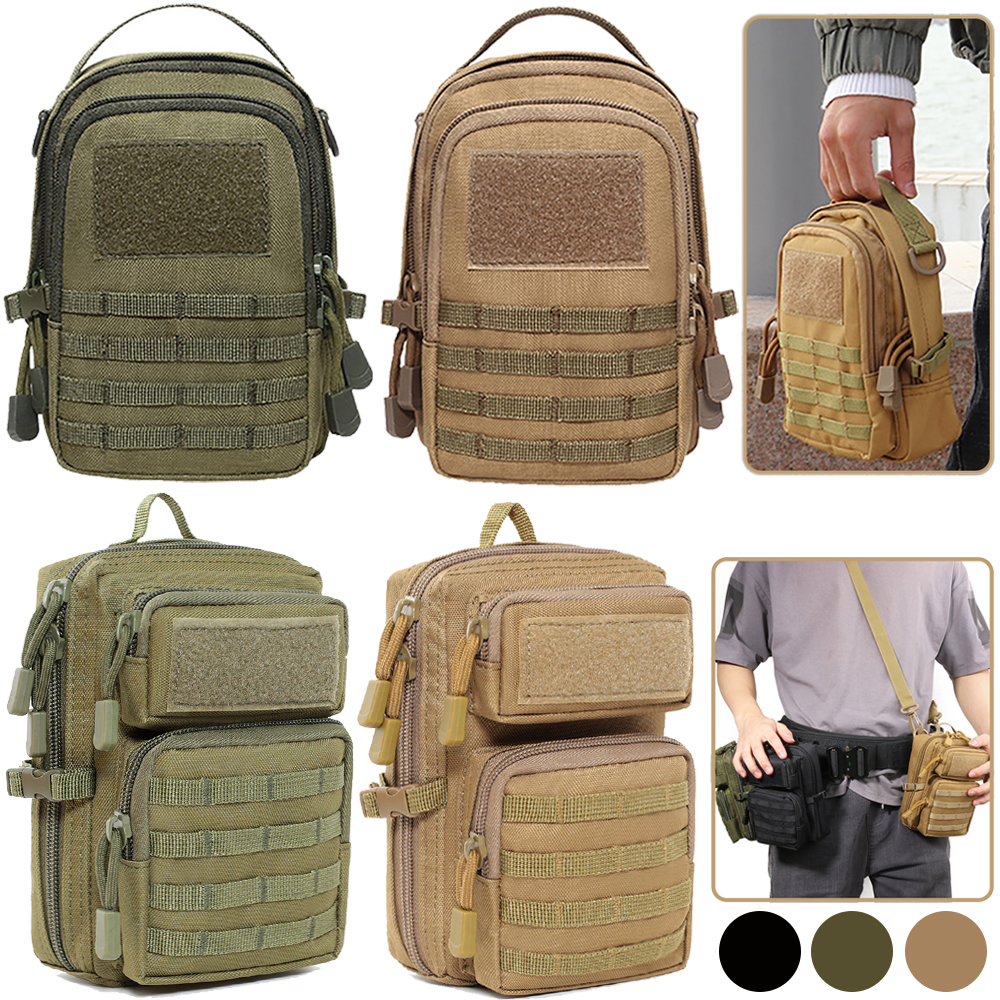 Edc Carry Kit - Tactical Molle Utility Pouch Outdoor Hiking