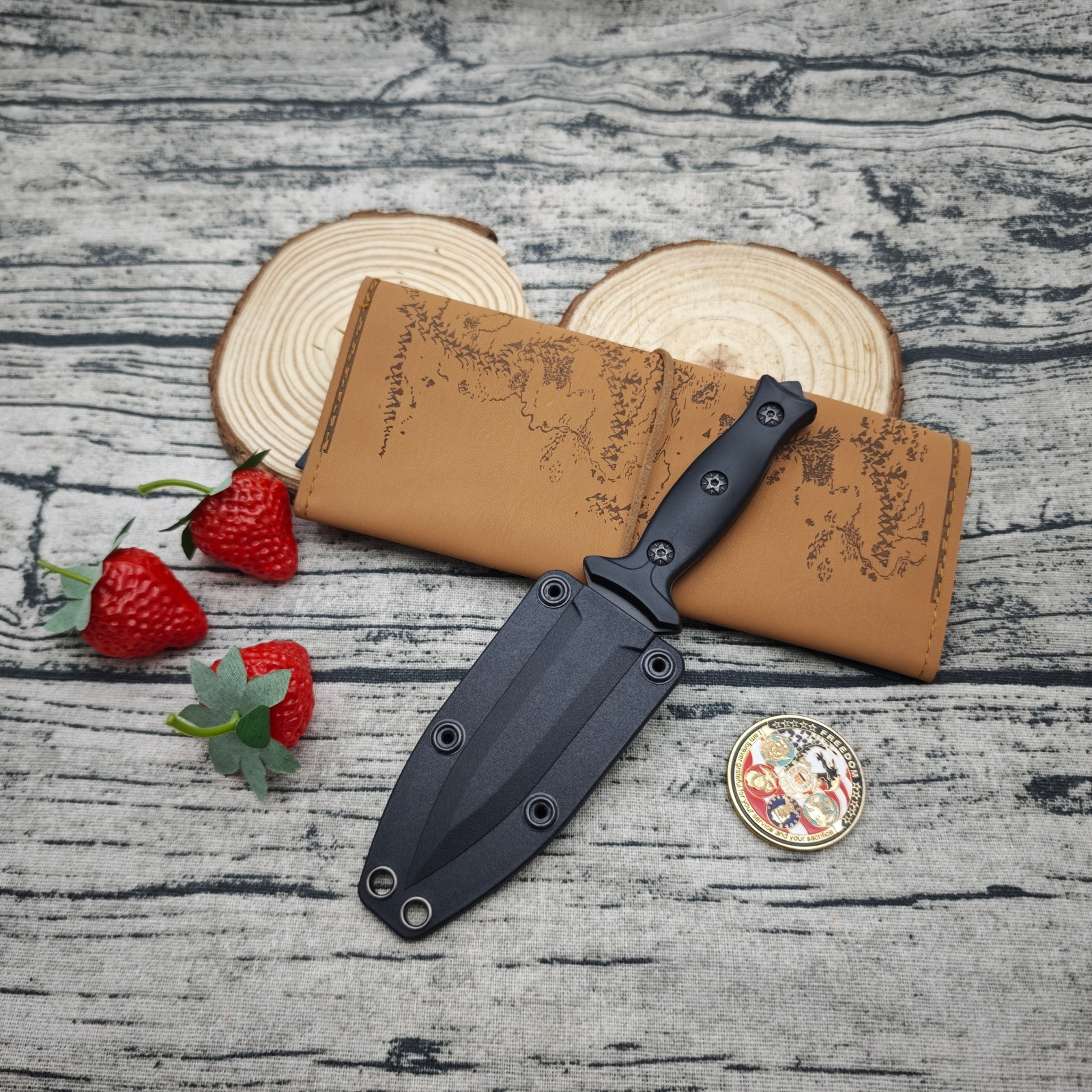 High Hardness Outdoor Fixed Bl - Edc Carry Fixed Blade Knife recension och pris