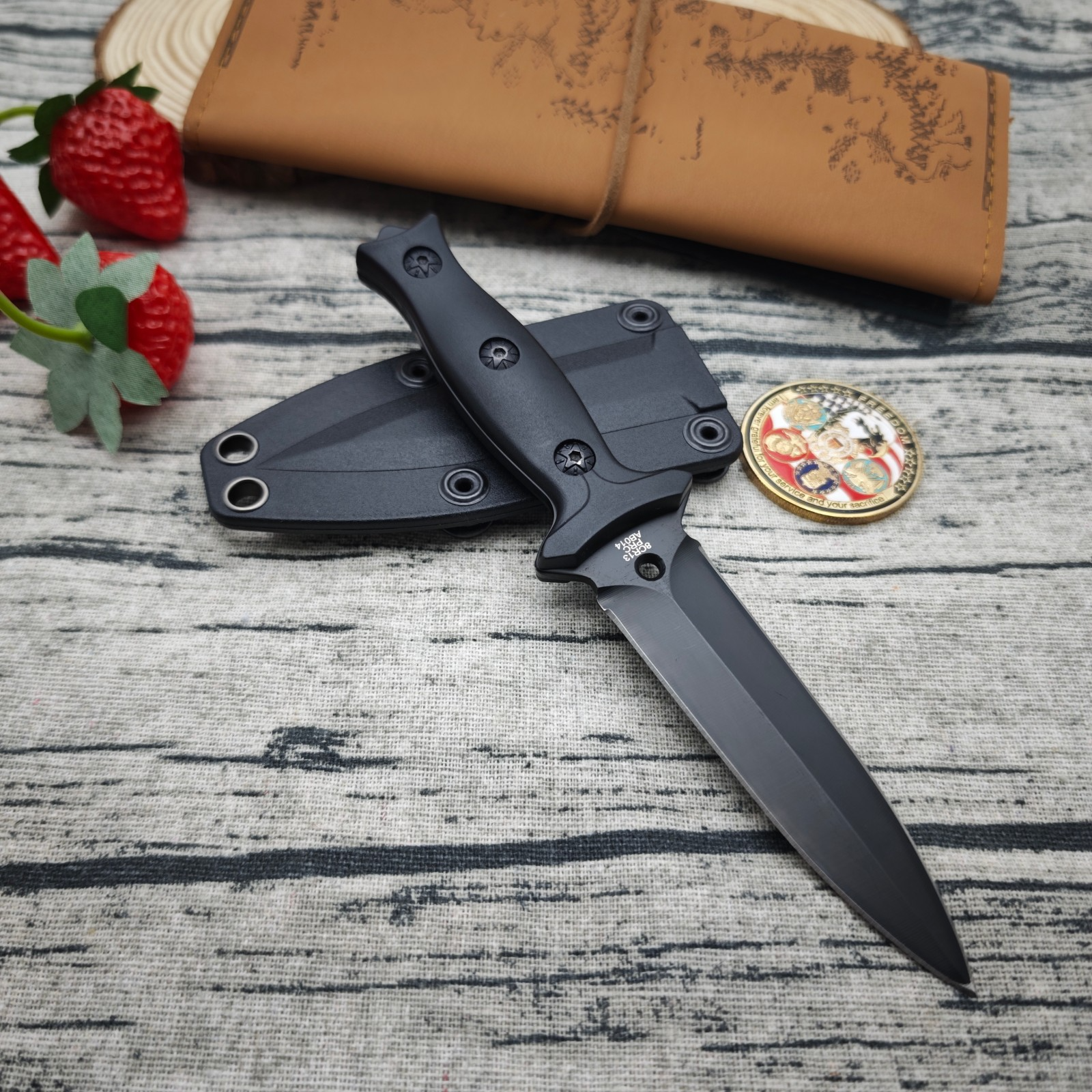 High Hardness Outdoor Fixed Bl - Edc Carry Fixed Blade Knife recension och pris