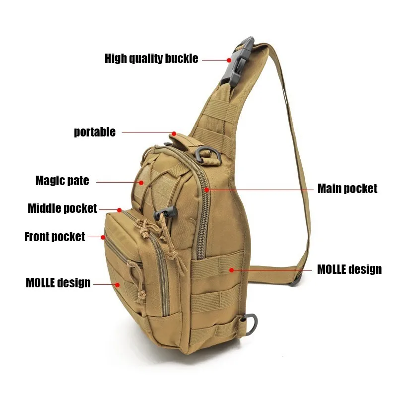 Military Tactical Sling Backpa - Edc Concealed Carry Sling Bag recension och pris