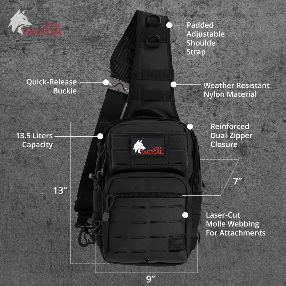 EDC Sling Bag for Men - Concea - Edc Concealed Carry Sling Bag recension och pris