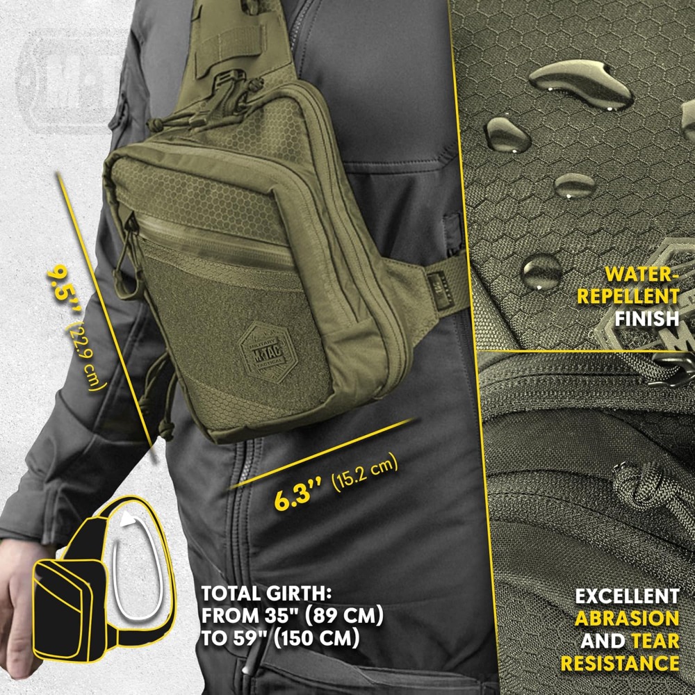 Tactical Sling Bag - EDC Cross - Edc Concealed Carry Sling Bag recension och pris