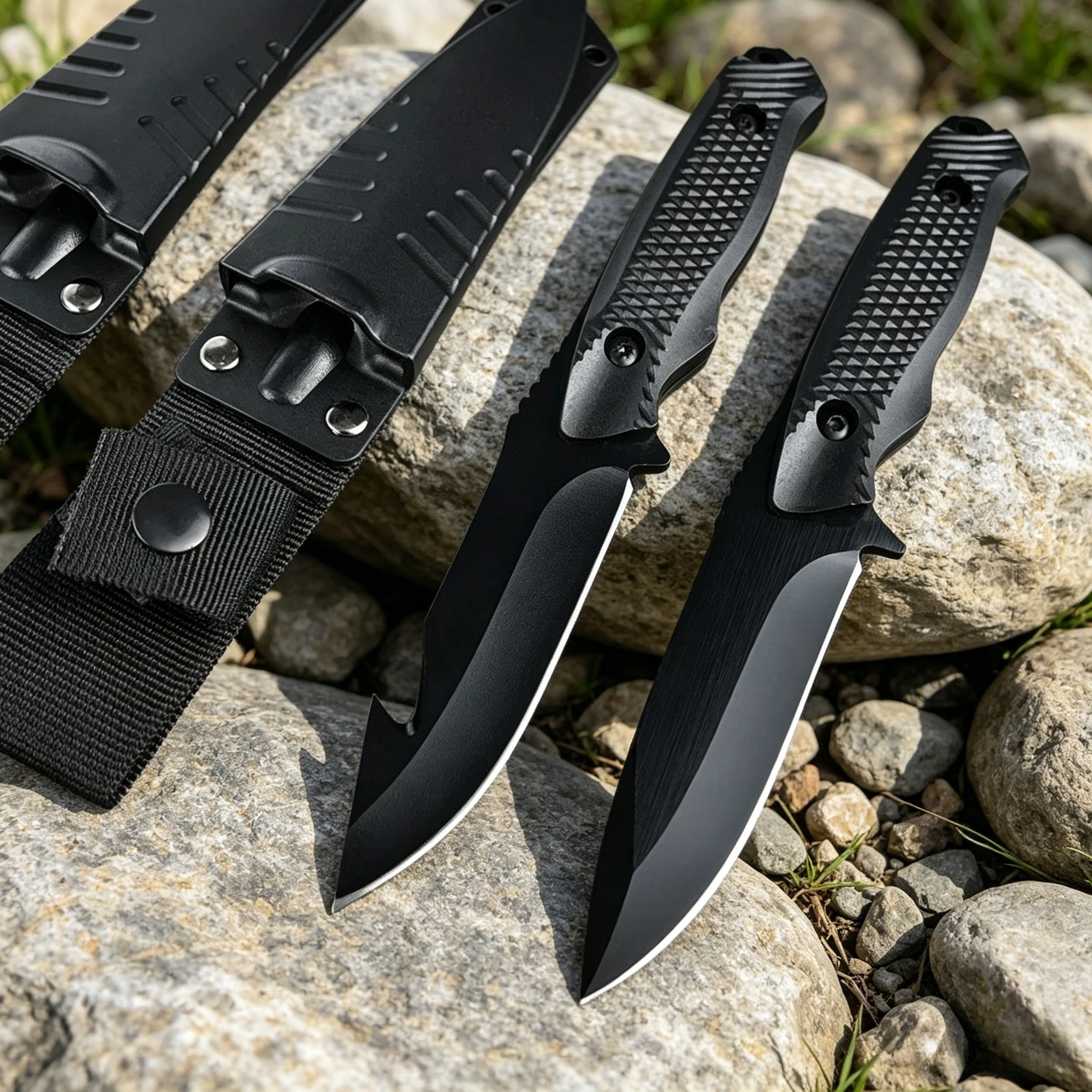 Outdoor Jungle Hunting Knife 5 - Edc Carry Fixed Blade Knife recension och pris