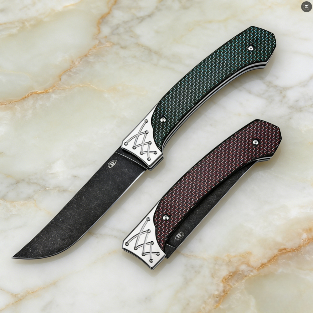 D2 Steel Folding Knife with Ca - Everyday Carry (Edc) Knife recension och pris